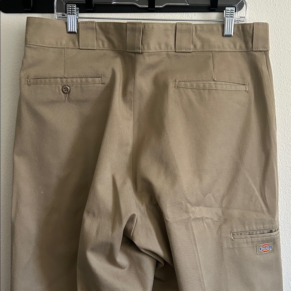 Dickies Men's Loose Fit Double Knee Tan Utility Workwear Pants..36 X 34 - Picture 6 of 11